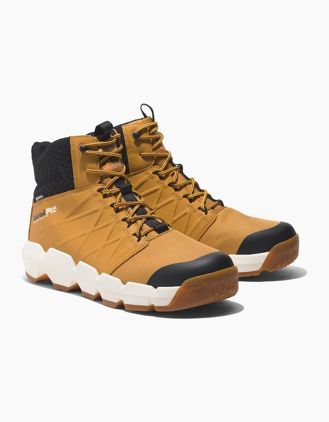 Timberland Pro Morphix 6 Waterproof Safety Boots Mens Wheat