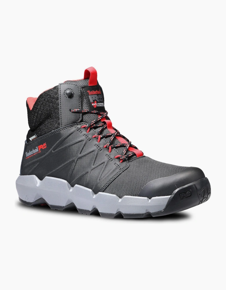 Timberland Pro Morphix 6 Waterproof Safety Boots Mens Black/Red