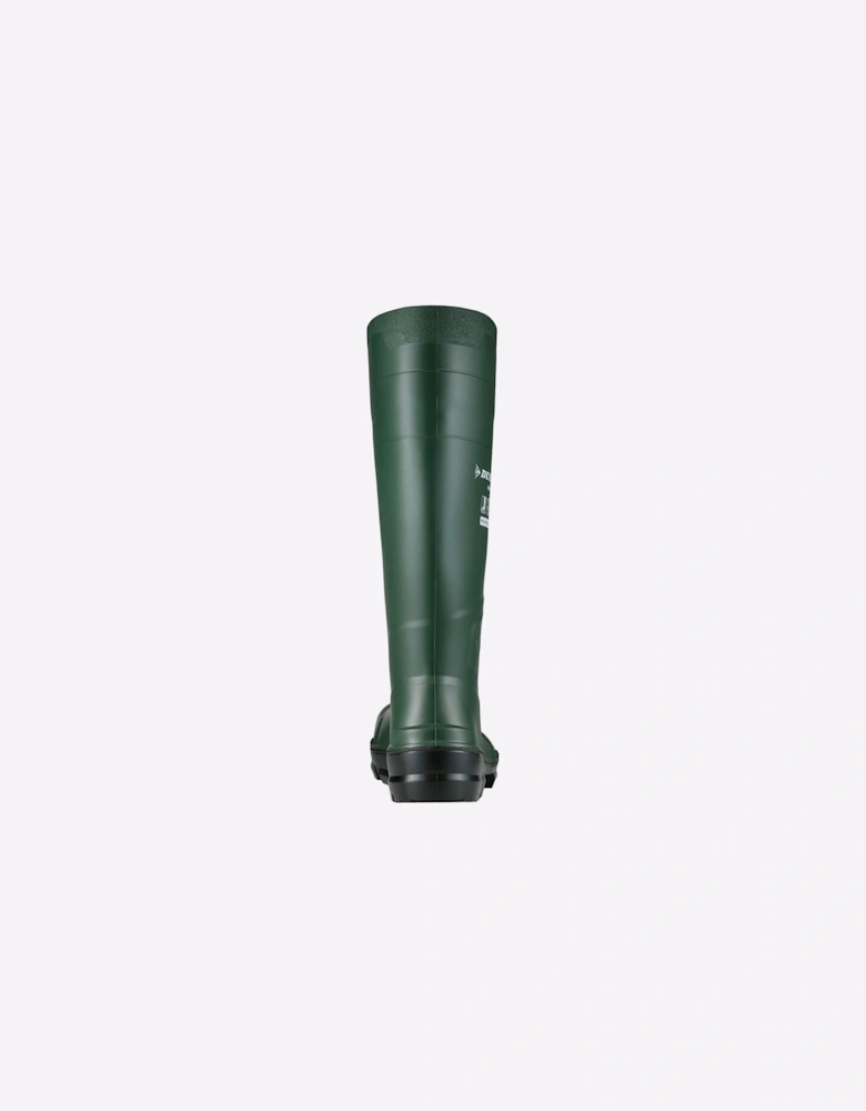 Dunlop Work-It Full Safety Waterproof Wellington Mens Green