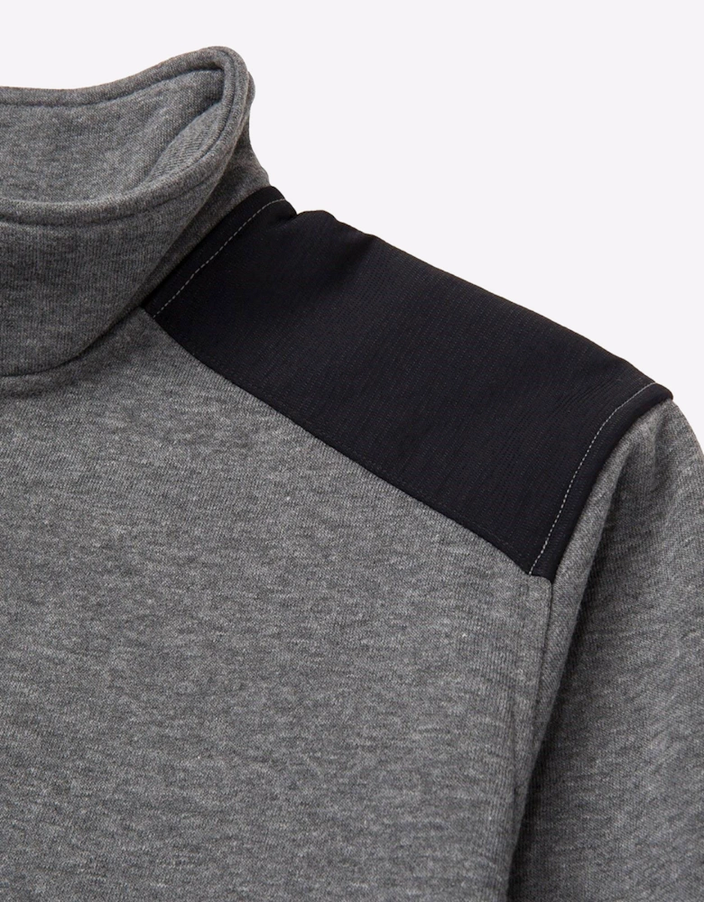 Caterpillar Essential 1/4 Zip Sweatshirts Mens Dark Heather Grey