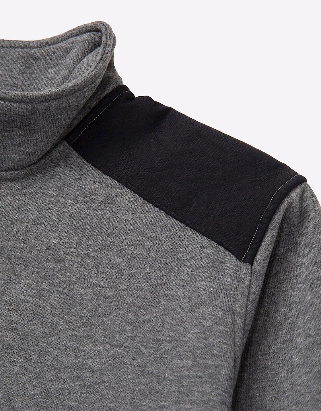 Caterpillar Essential 1/4 Zip Sweatshirts Mens Dark Heather Grey