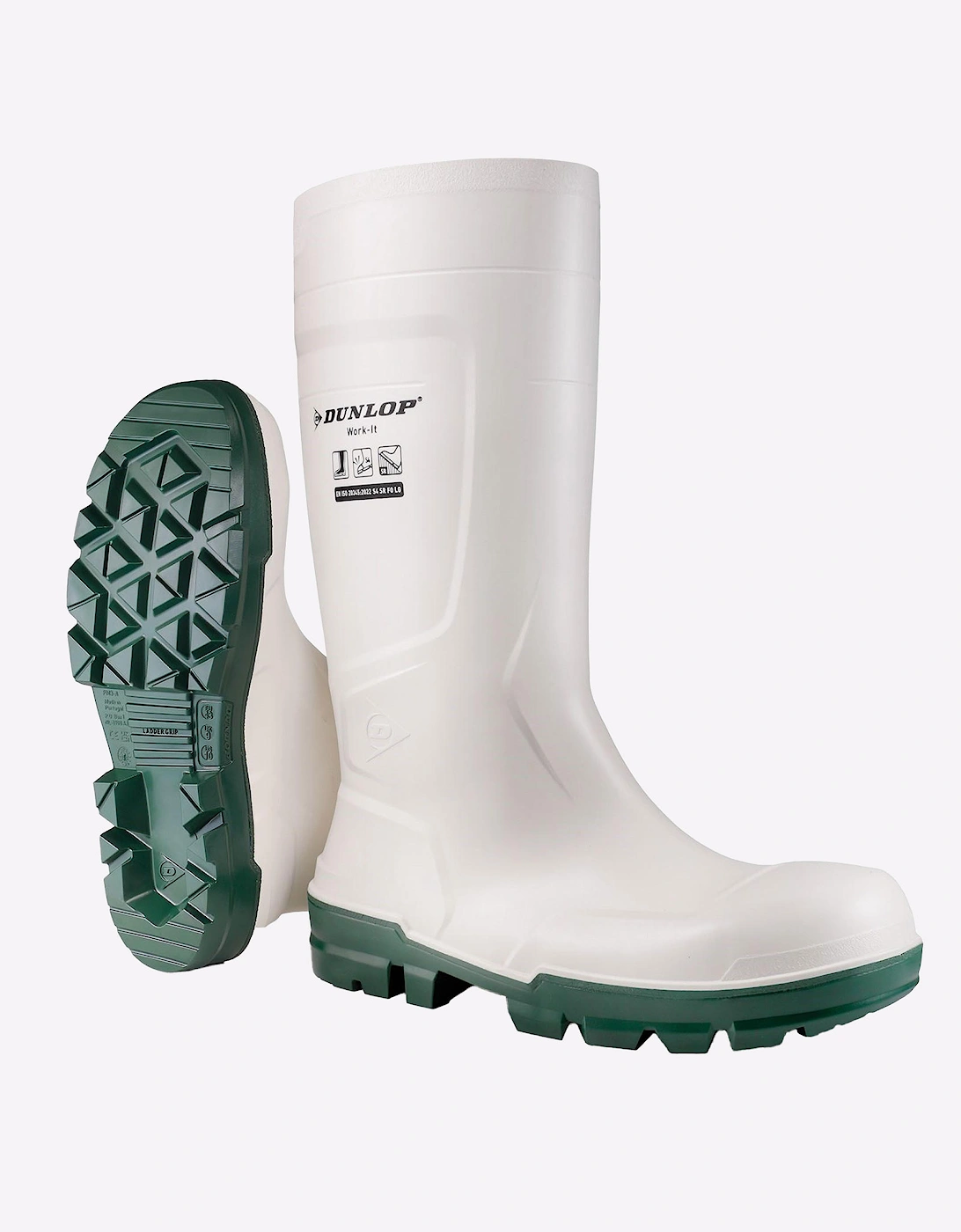 Dunlop Work-It Waterproof Safety Wellingtons Womens White
