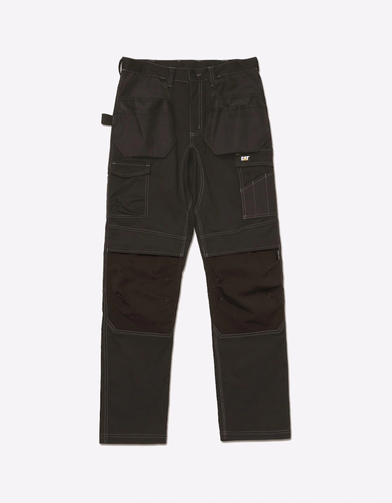 Caterpillar Essential Stretch Trousers Mens (32R Regular) Dark Shadow