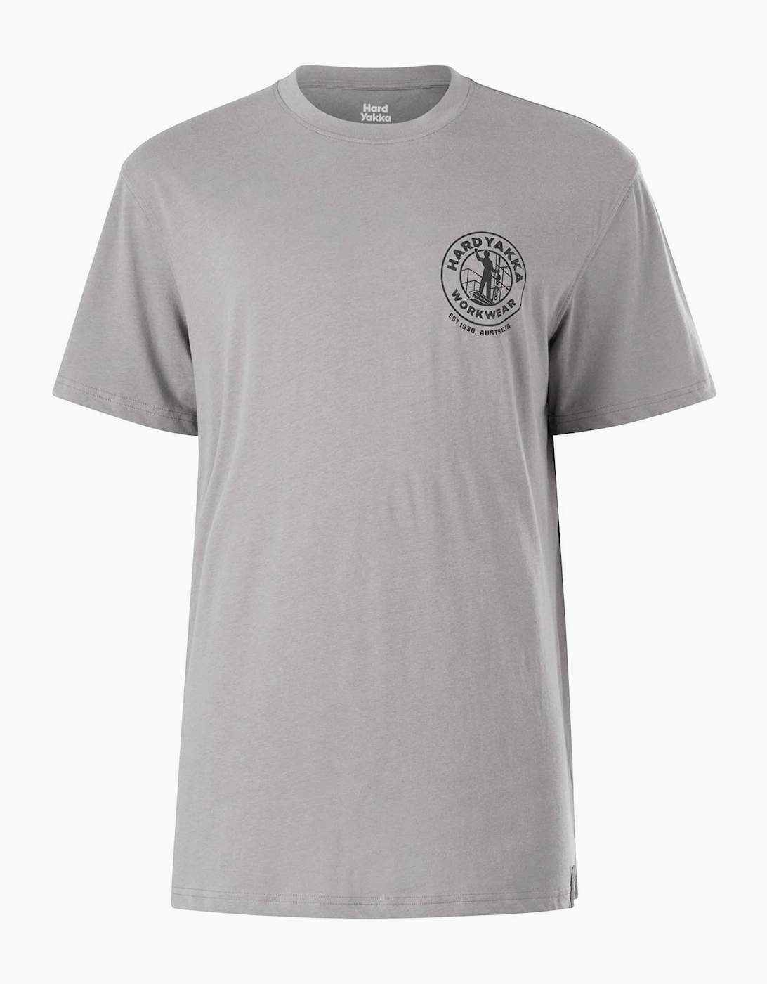 Hard Yakka Men's Hard Yakka Heritage Icon T-Shirt Mens Grey