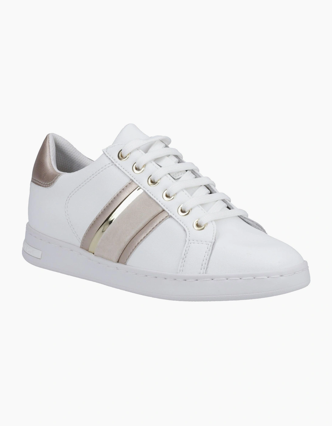 Geox Jaysen Womens Trainers White / Gold