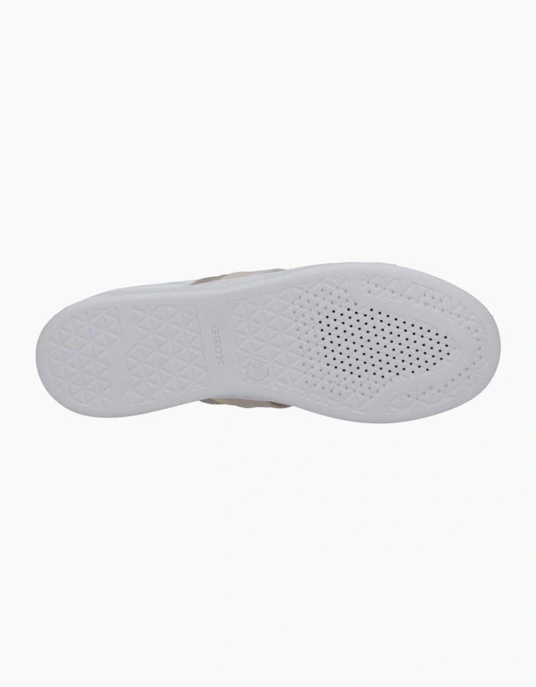 Geox Jaysen Womens Trainers White / Gold