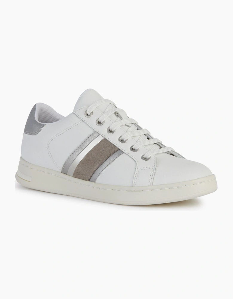 Geox Jaysen Womens Trainers White / Silver