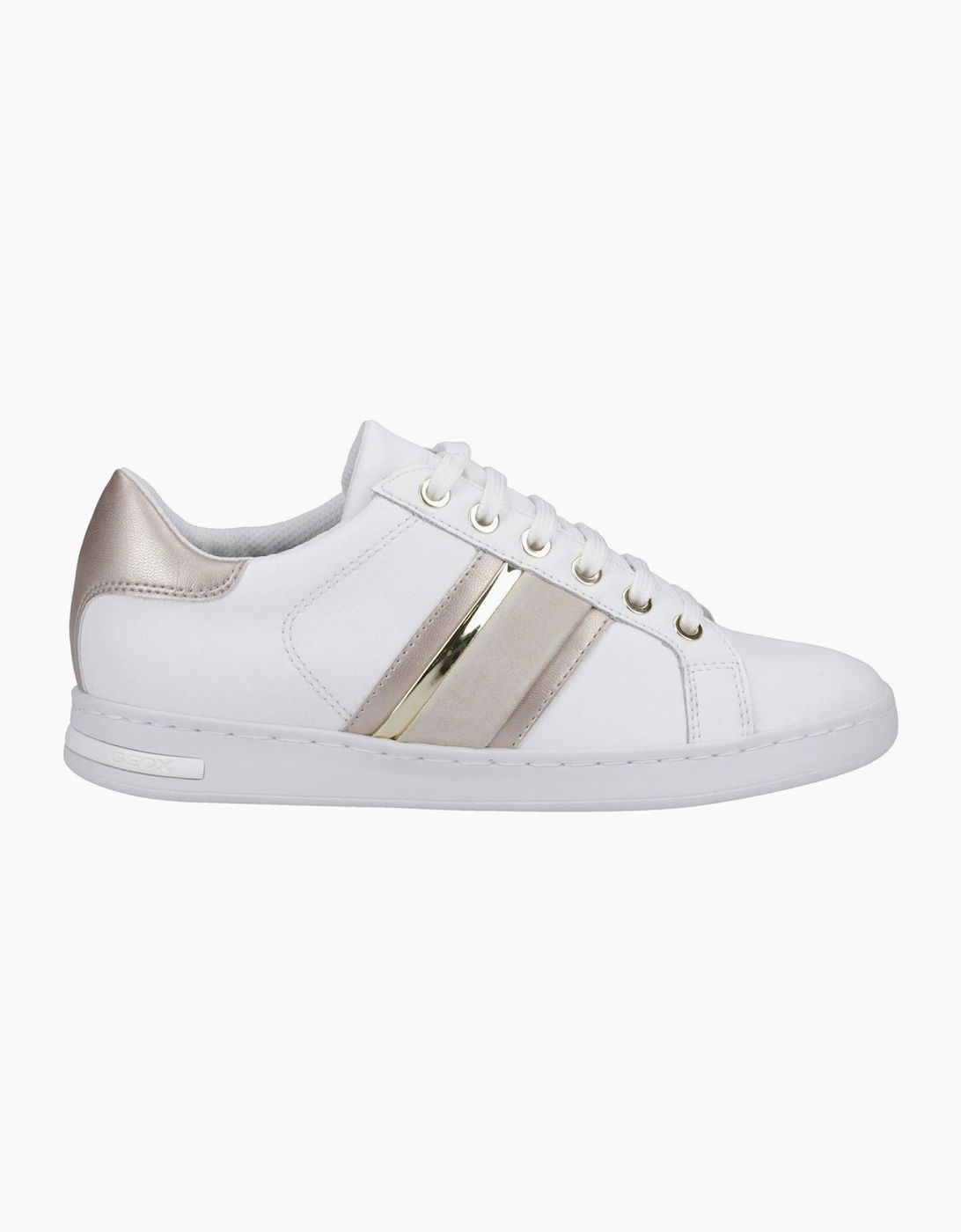 Geox Jaysen Womens Trainers White / Gold