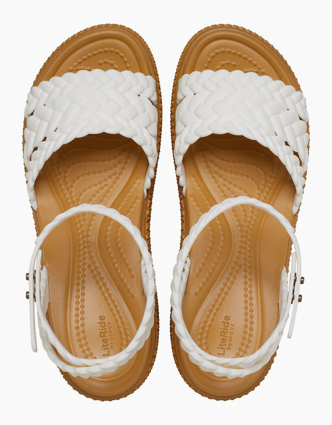Crocs Brooklyn Wedge Womens Chalk