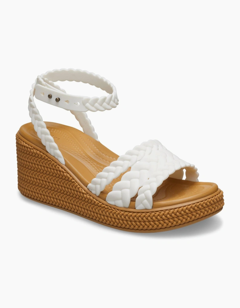 Crocs Brooklyn Wedge Womens Chalk