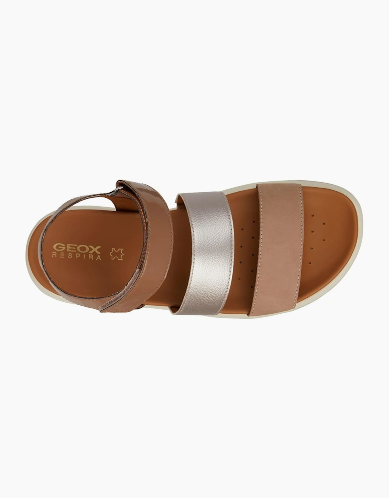 Geox D Xand 2.1S B Womens Sandals Nude