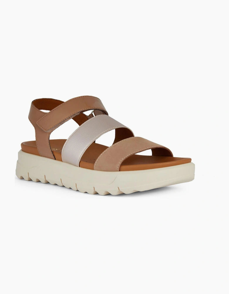 Geox D Xand 2.1S B Womens Sandals Nude