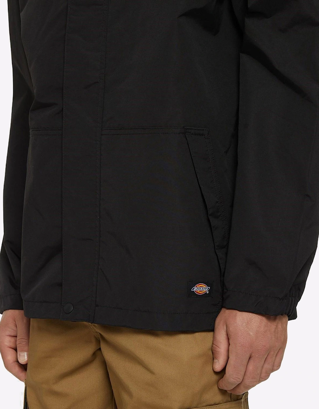Dickies Waterproof Rain Jacket Mens Black