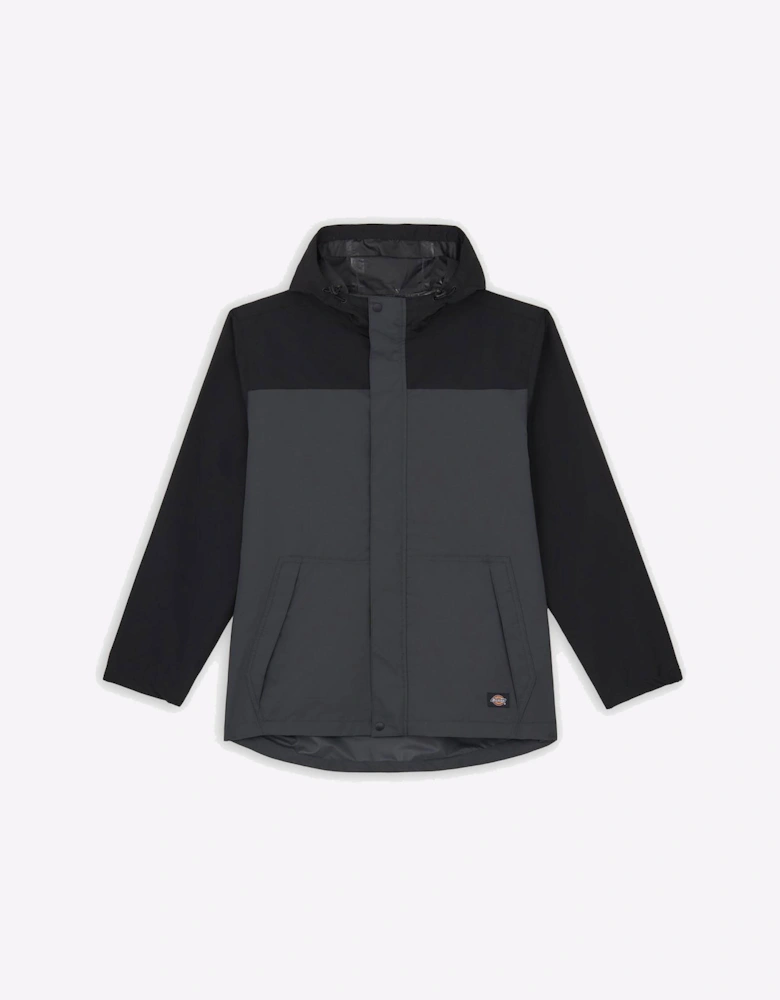 Dickies Waterproof Rain Jacket Mens Charcoal