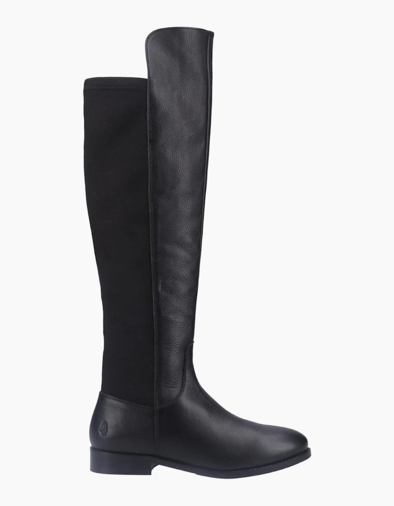 Hush Puppies Paisley Memory Foam Womens Knee-High Boots Black