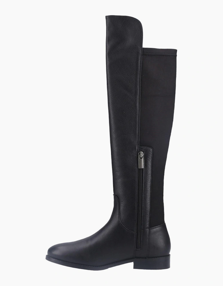Hush Puppies Paisley Memory Foam Womens Knee-High Boots Black