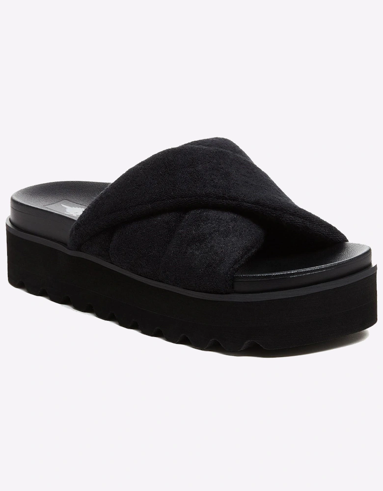 Rocket Dog Breeze Atlanta Terry Womens Sandals Black