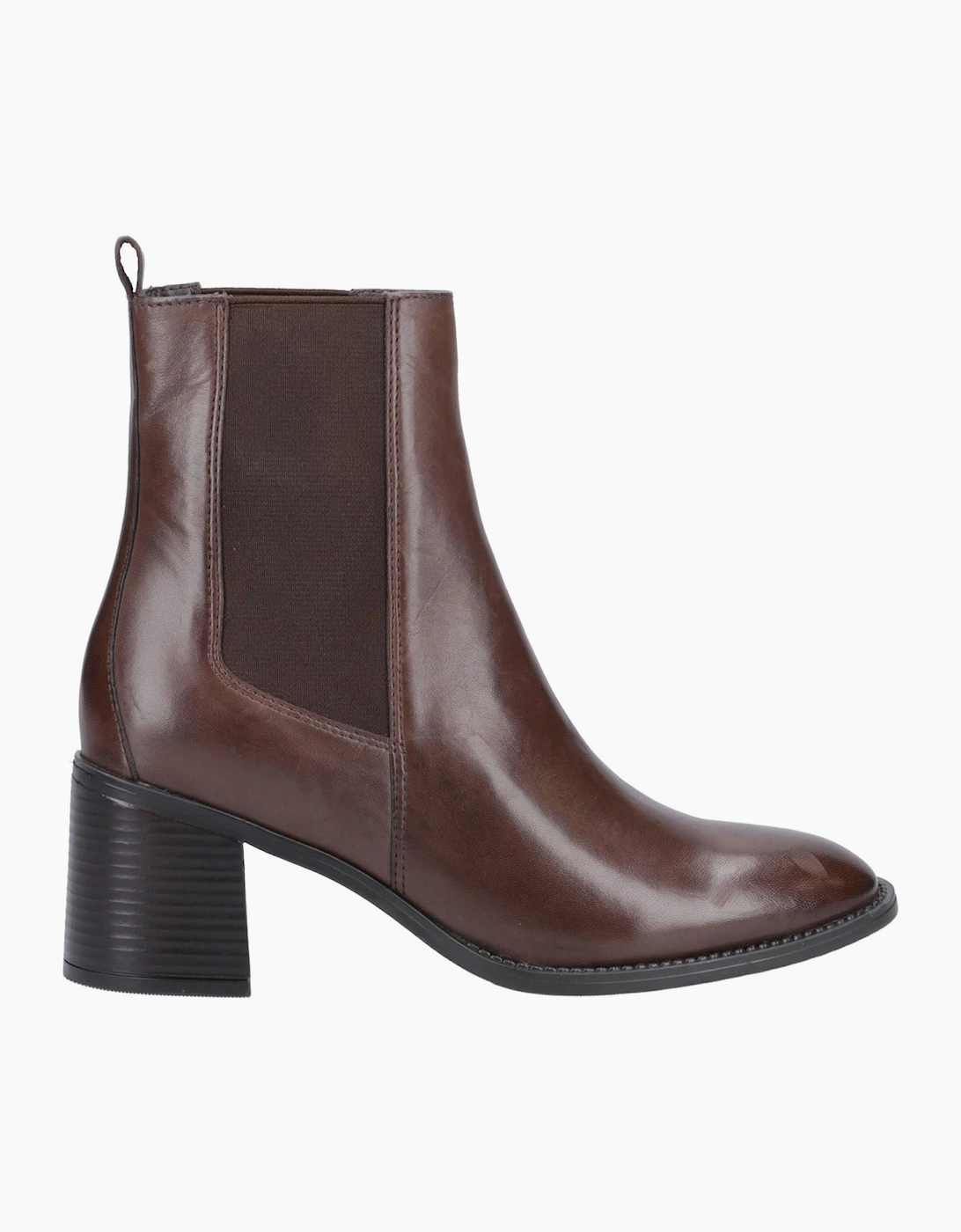Hush Puppies Caroline Womens Ankle Boots Chocolate