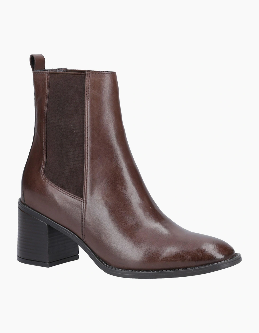 Hush Puppies Caroline Womens Ankle Boots Chocolate