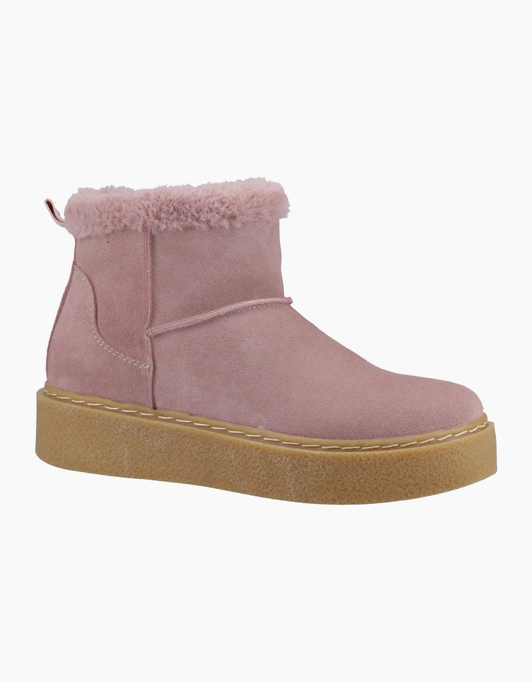 Hush Puppies Becca Womens Ankle Boots Blush