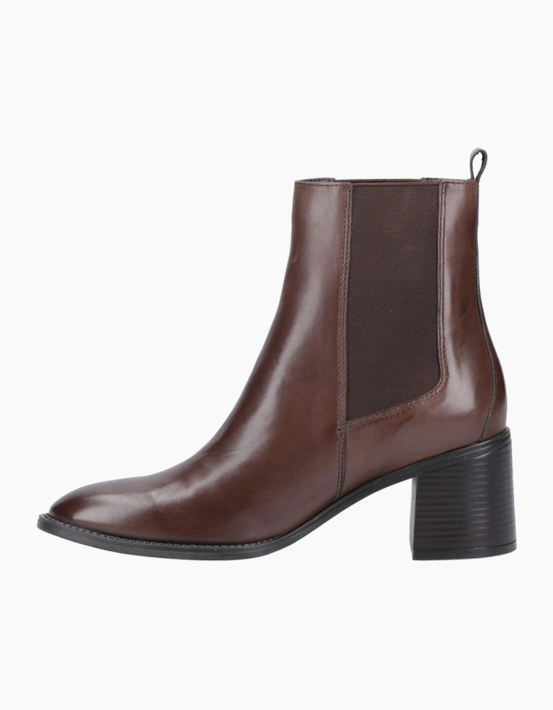 Hush Puppies Caroline Womens Ankle Boots Chocolate