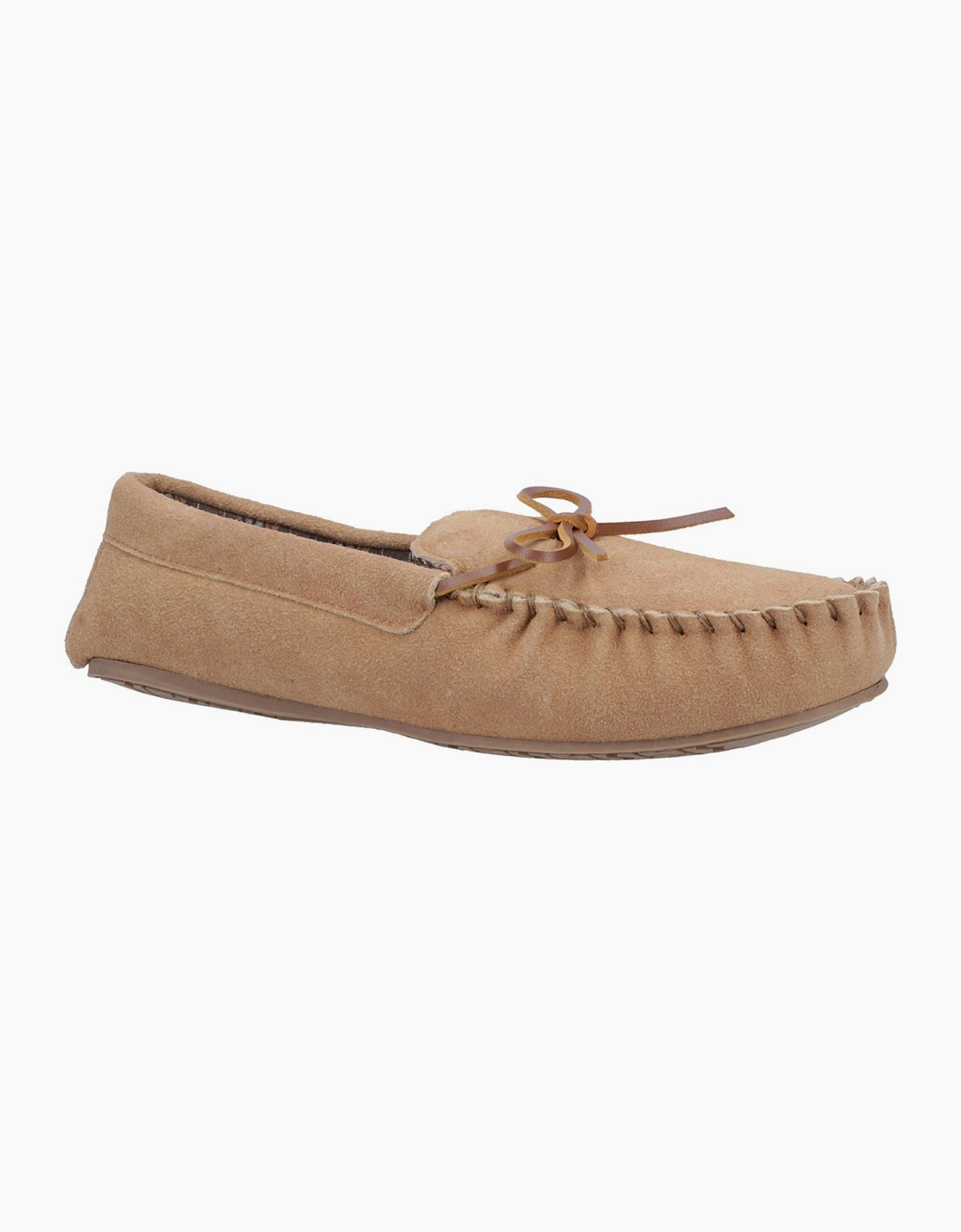 Hush Puppies Clyde Memory Foam Mens Slippers Tan