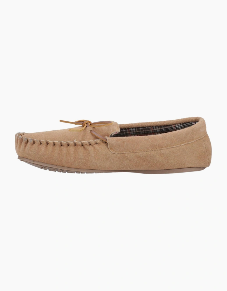 Hush Puppies Clyde Memory Foam Mens Slippers Tan