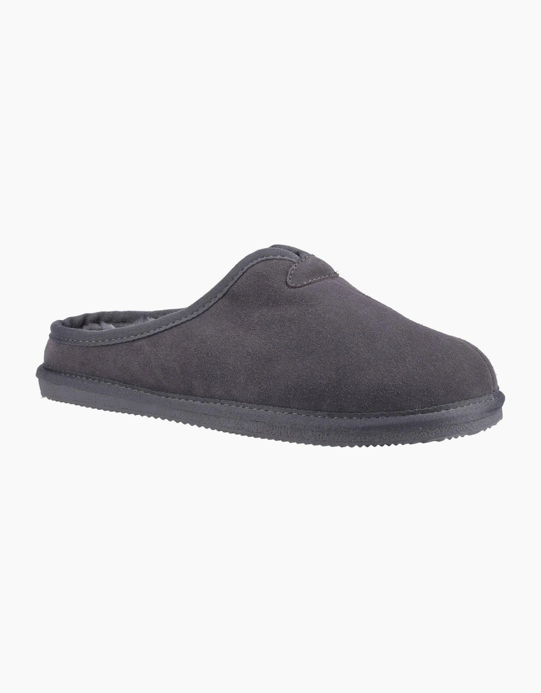 Hush Puppies Conrad Memory Foam Mens Slippers Grey