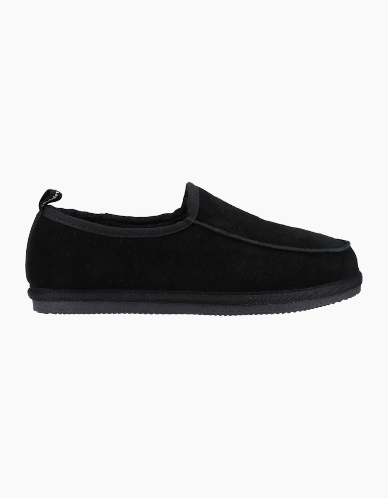 Hush Puppies Charles Memory Foam Slippers Mens Black