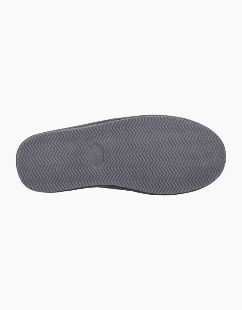 Hush Puppies Conrad Memory Foam Mens Slippers Grey