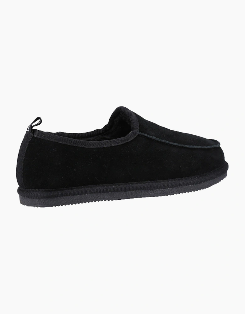 Hush Puppies Charles Memory Foam Slippers Mens Black