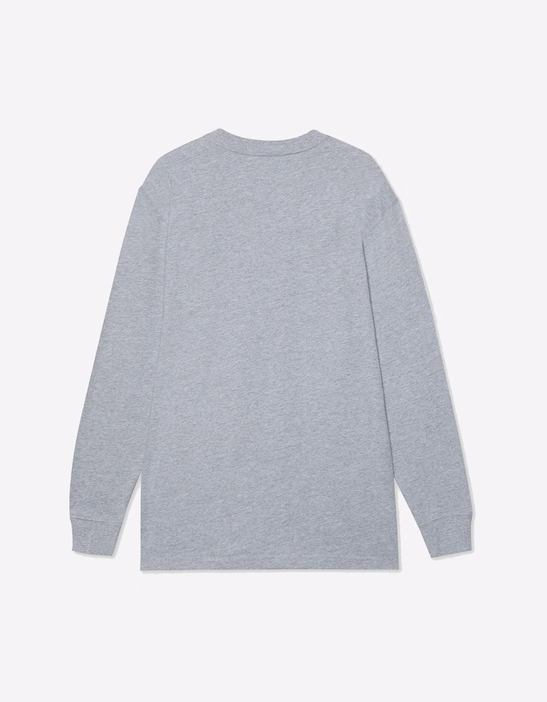 Dickies Pocket Long Sleeve Tee Mens Charcoal