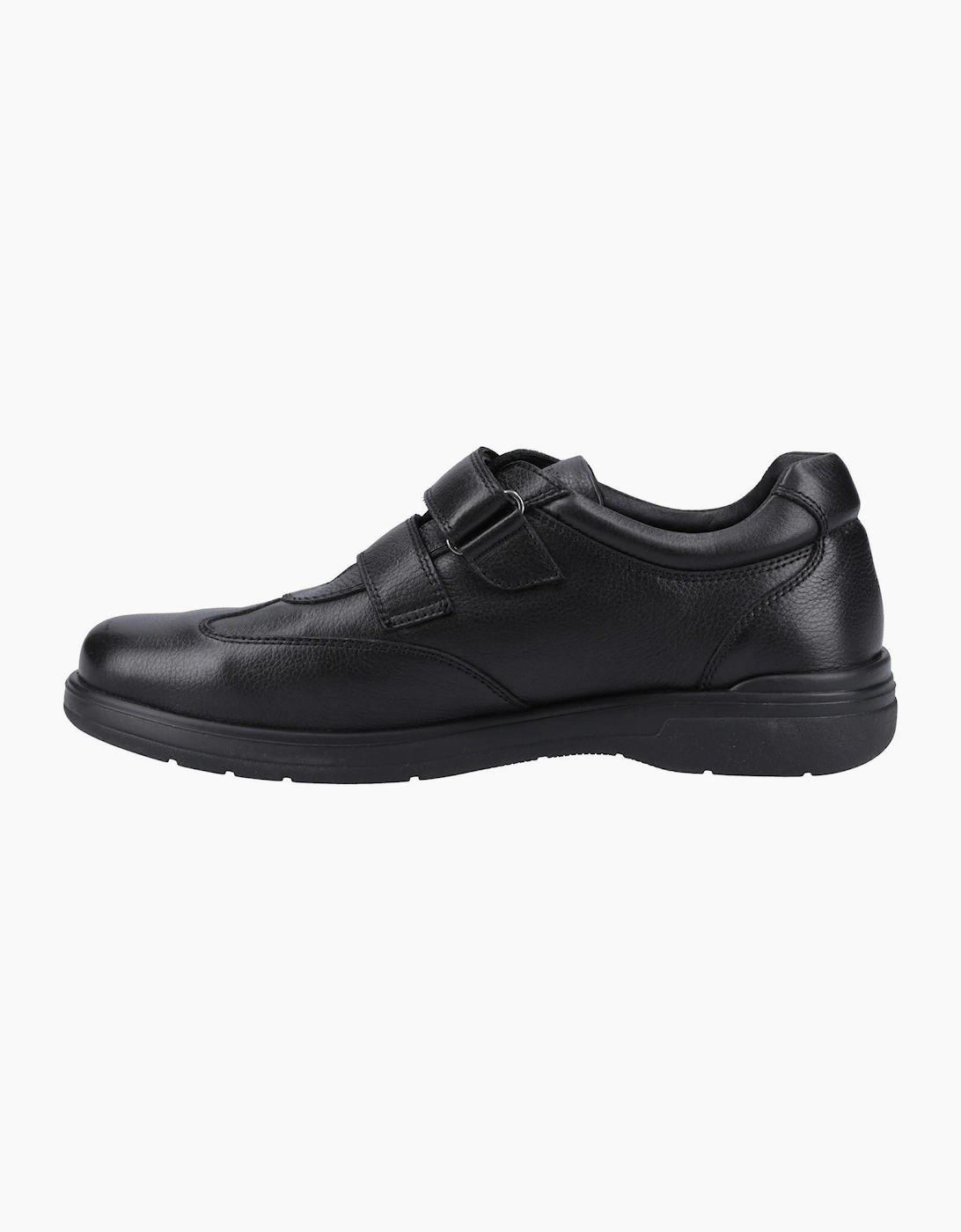 Hush Puppies Magnus Leather Mens Shoes Black