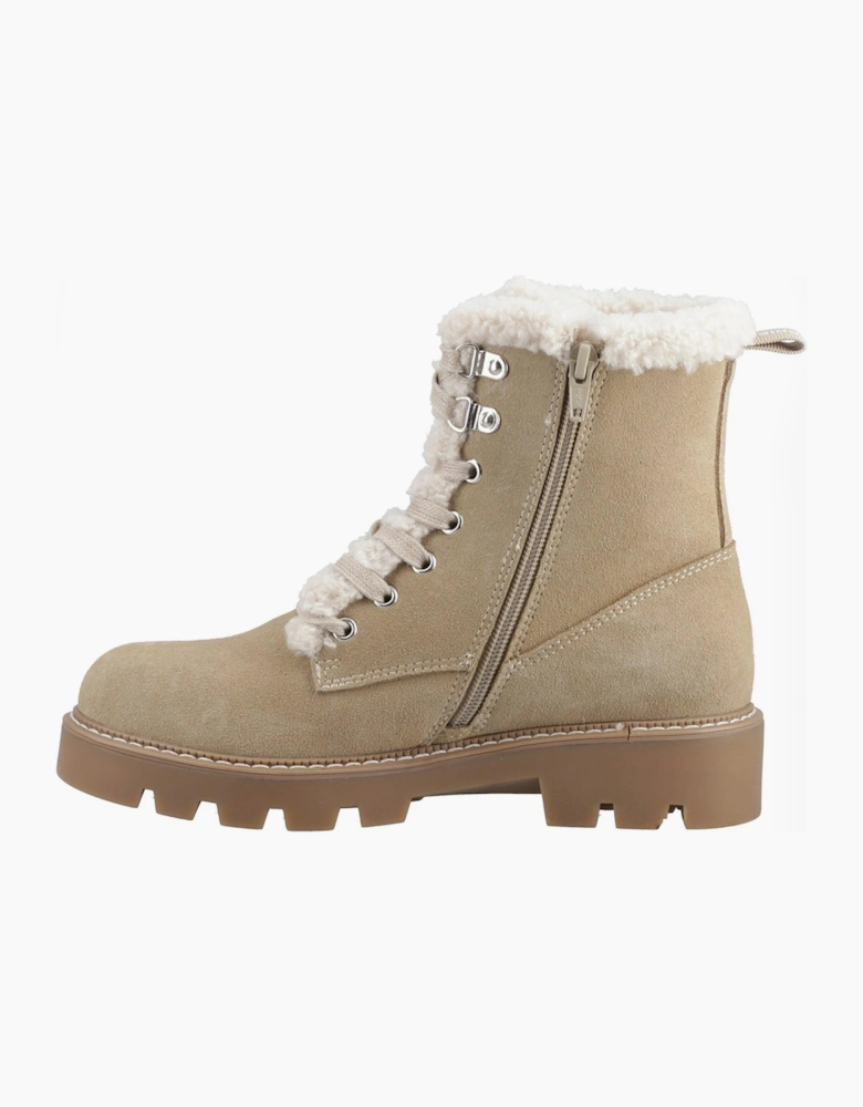 Hush Puppies Aurelia Memory Foam Womens Ankle Boots Sand
