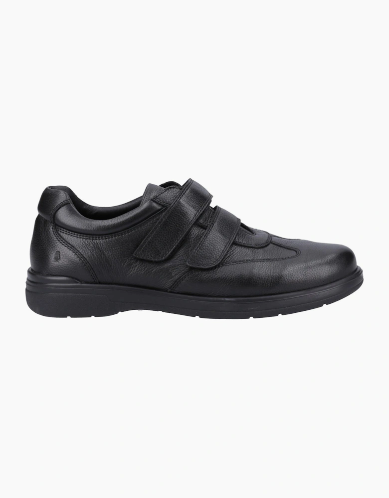Hush Puppies Magnus Leather Mens Shoes Black