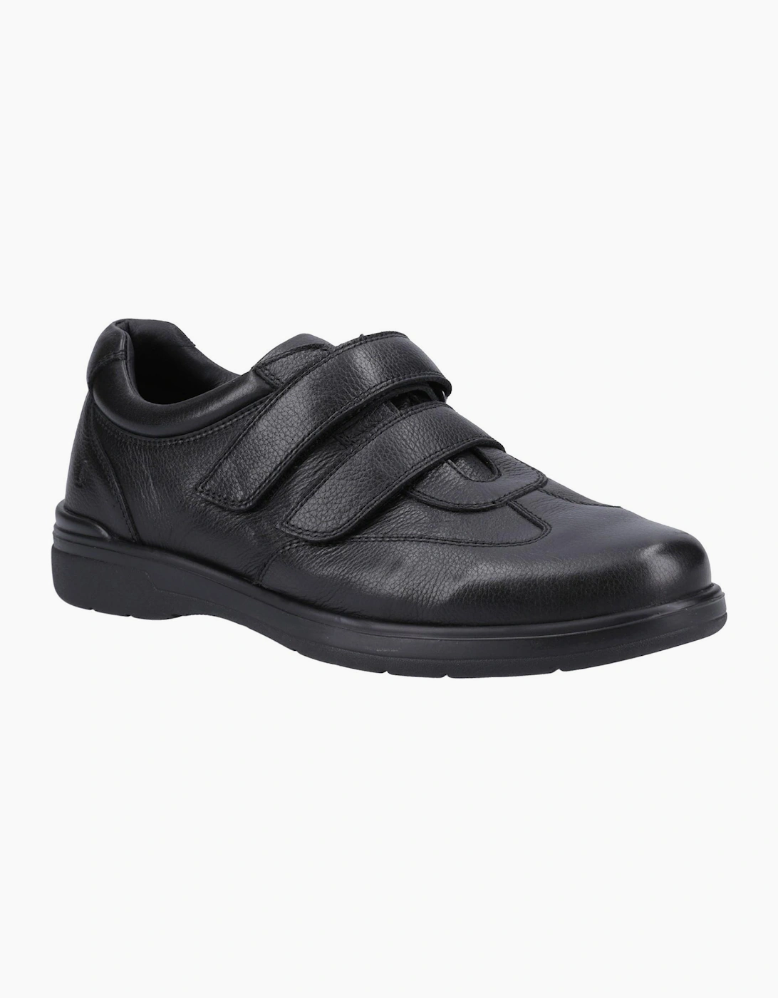 Hush Puppies Magnus Leather Mens Shoes Black