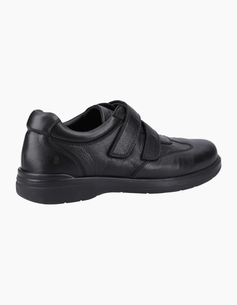 Hush Puppies Magnus Leather Mens Shoes Black