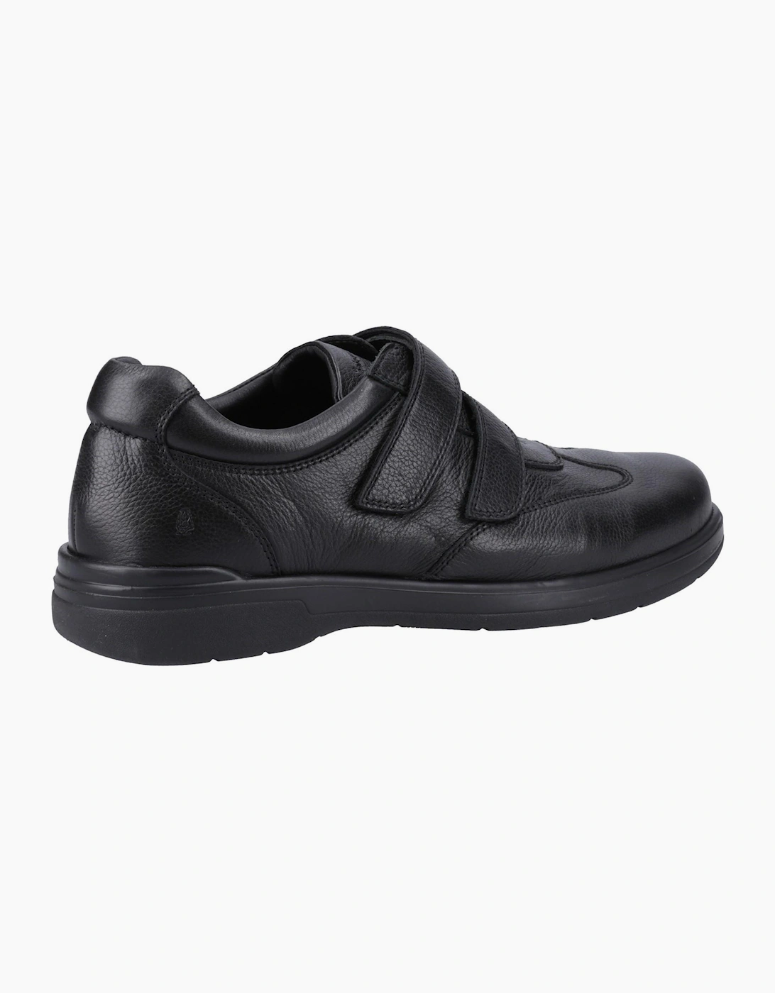 Hush Puppies Magnus Leather Mens Shoes Black