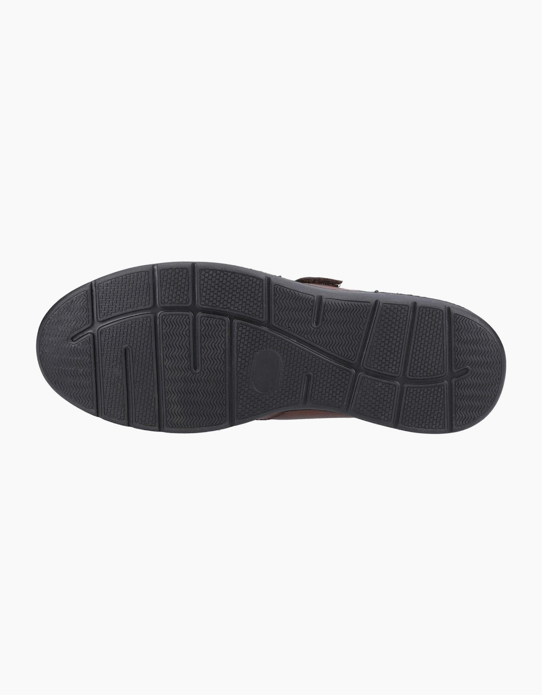 Hush Puppies Magnus Leather Mens Shoes Brown