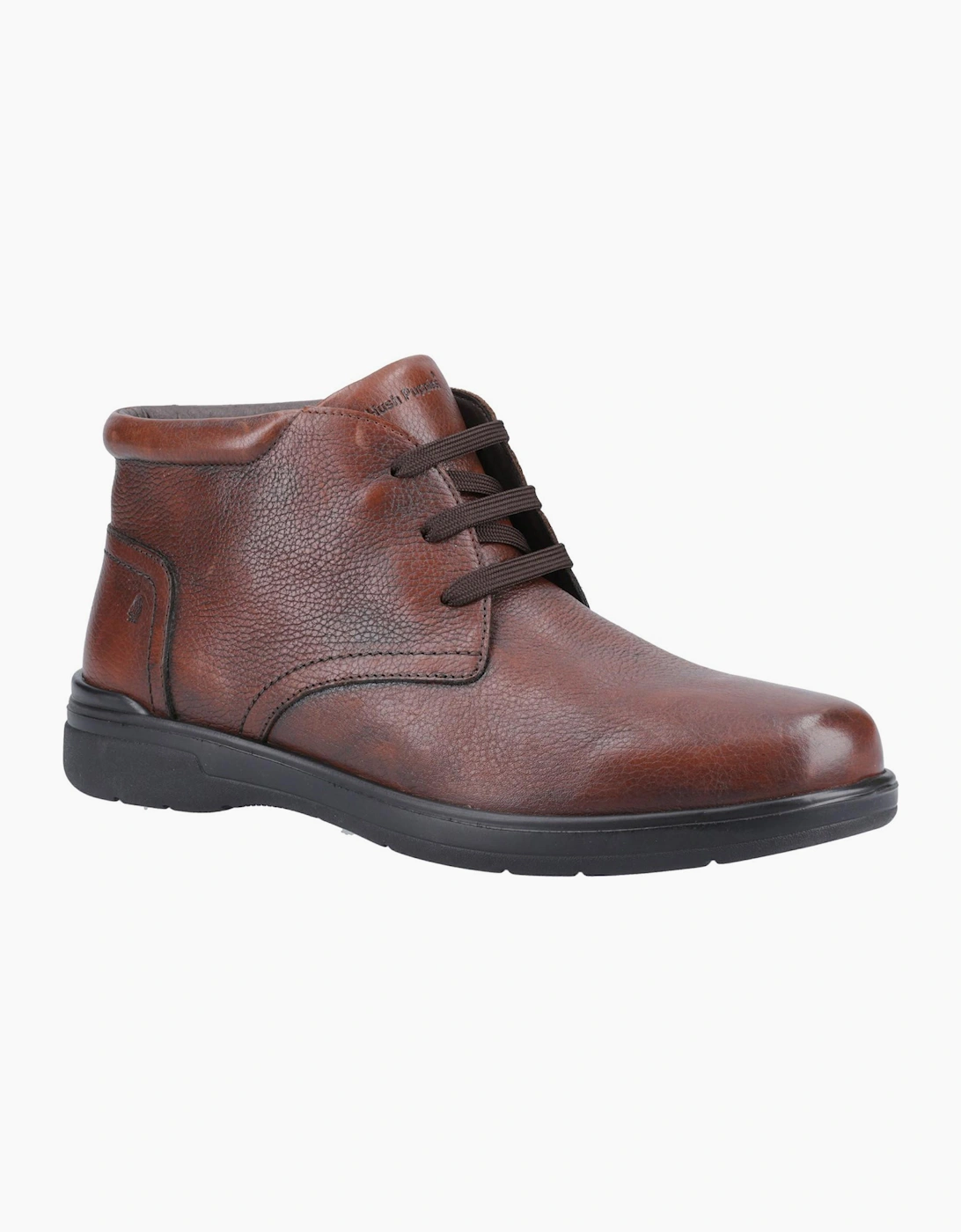 Hush Puppies Malcolm Leather Mens Boots Brown
