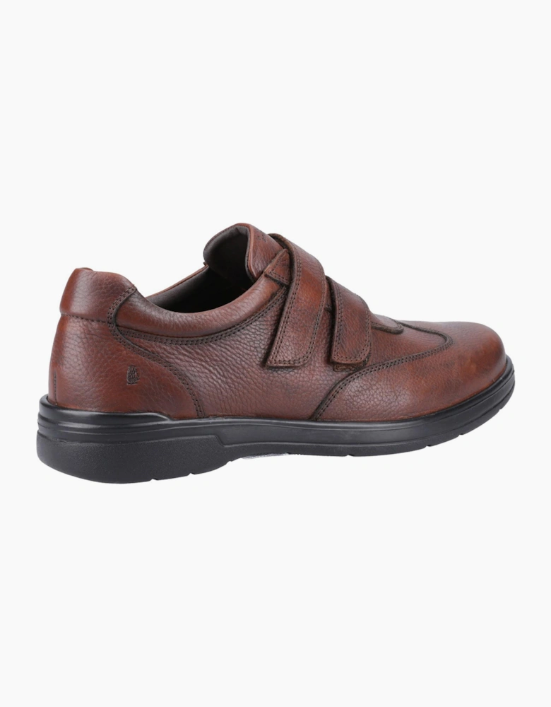 Hush Puppies Magnus Leather Mens Shoes Brown