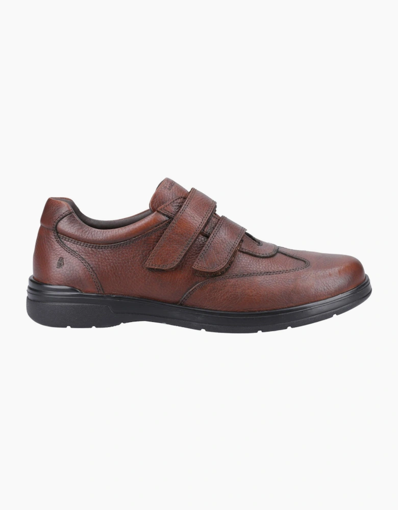 Hush Puppies Magnus Leather Mens Shoes Brown