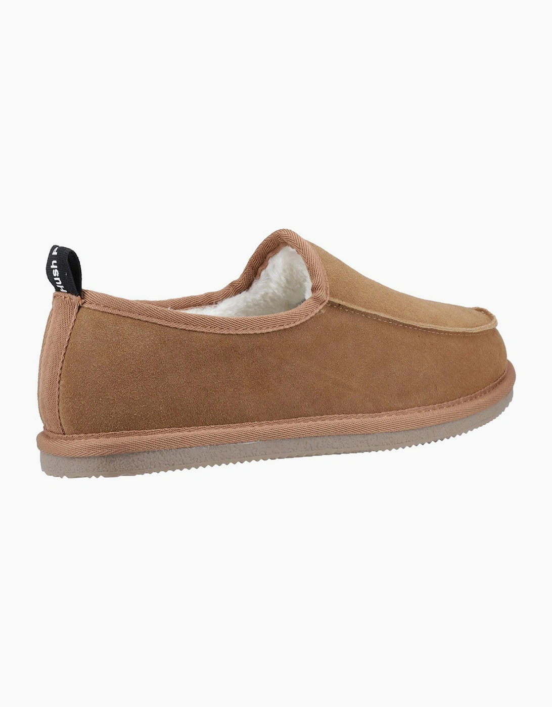 Hush Puppies Charles Memory Foam Slippers Mens Tan