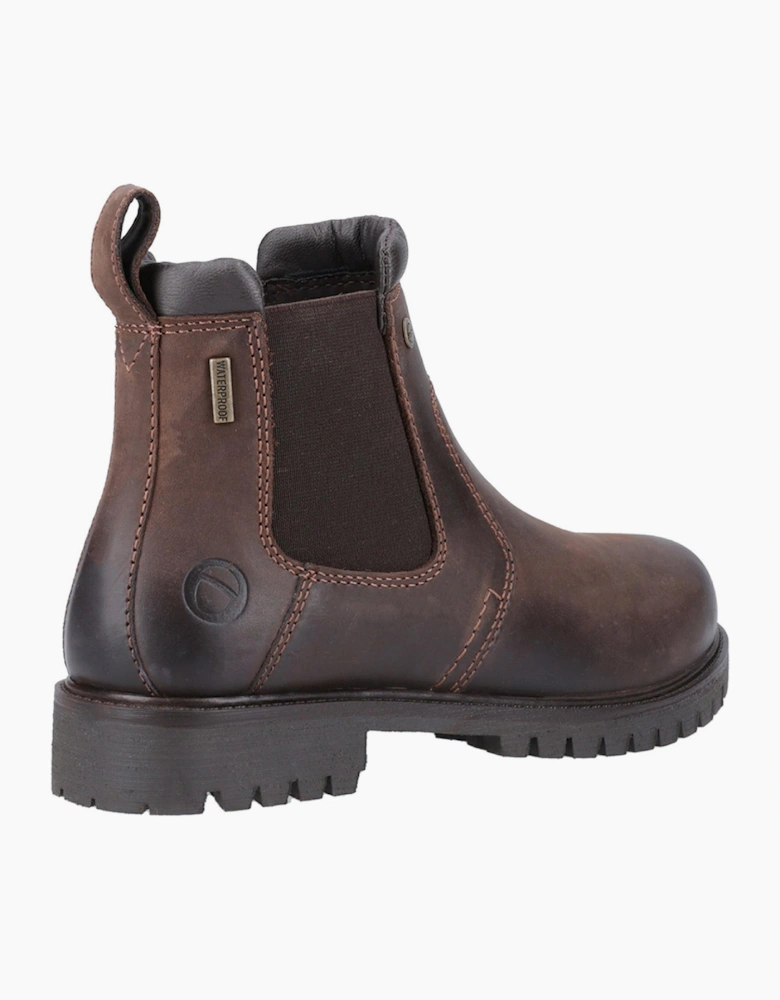 Cotswold Pamington Waterproof Womens Chelsea Boots Brown