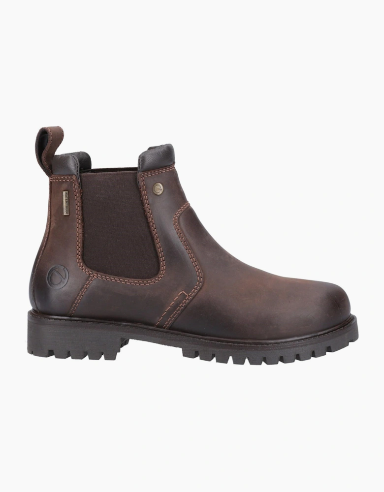 Cotswold Pamington Waterproof Womens Chelsea Boots Brown