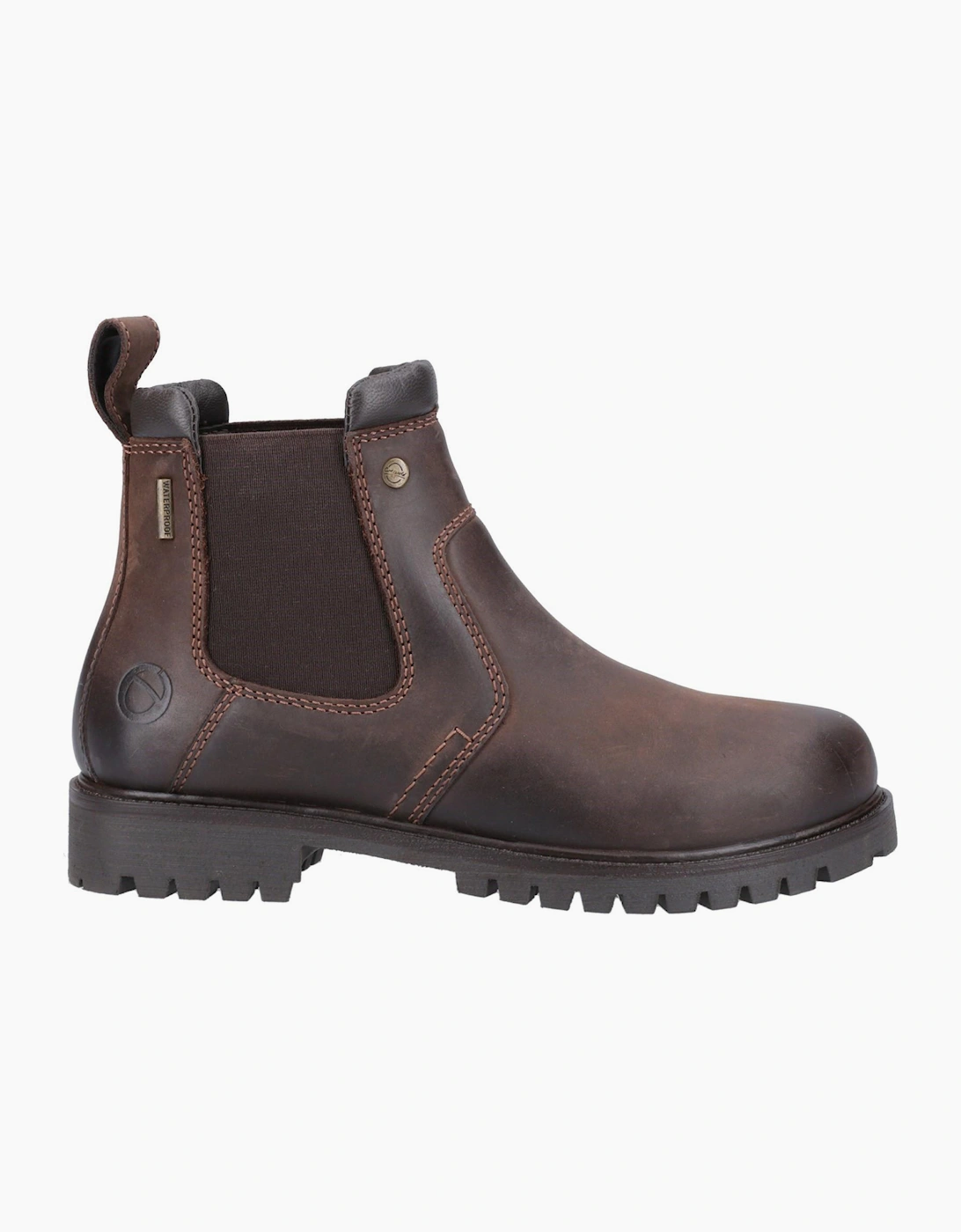 Cotswold Pamington Waterproof Womens Chelsea Boots Brown