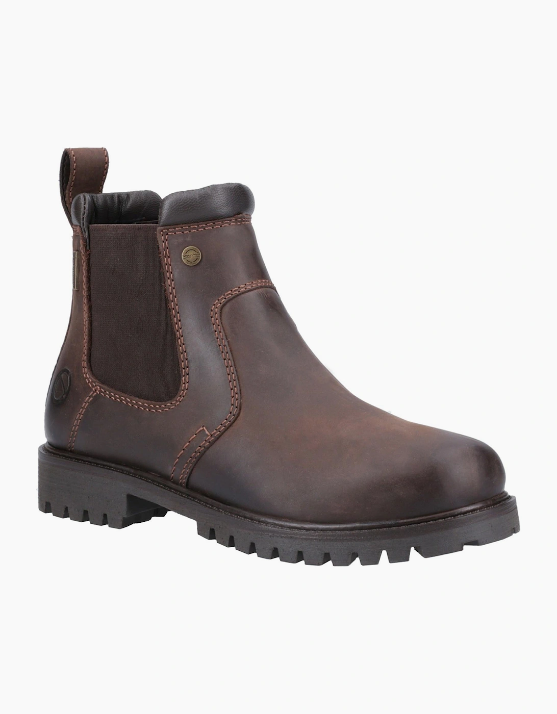 Cotswold Pamington Waterproof Womens Chelsea Boots Brown