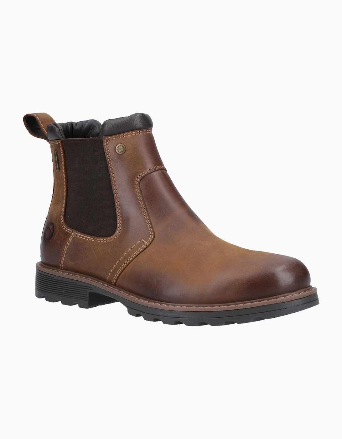 Cotswold Leafield Leather Mens Boots Tan