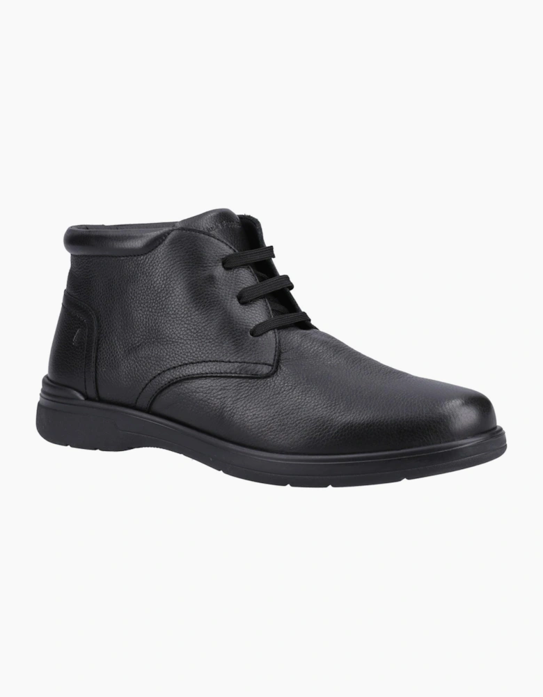 Hush Puppies Malcolm Leather Mens Boots Black