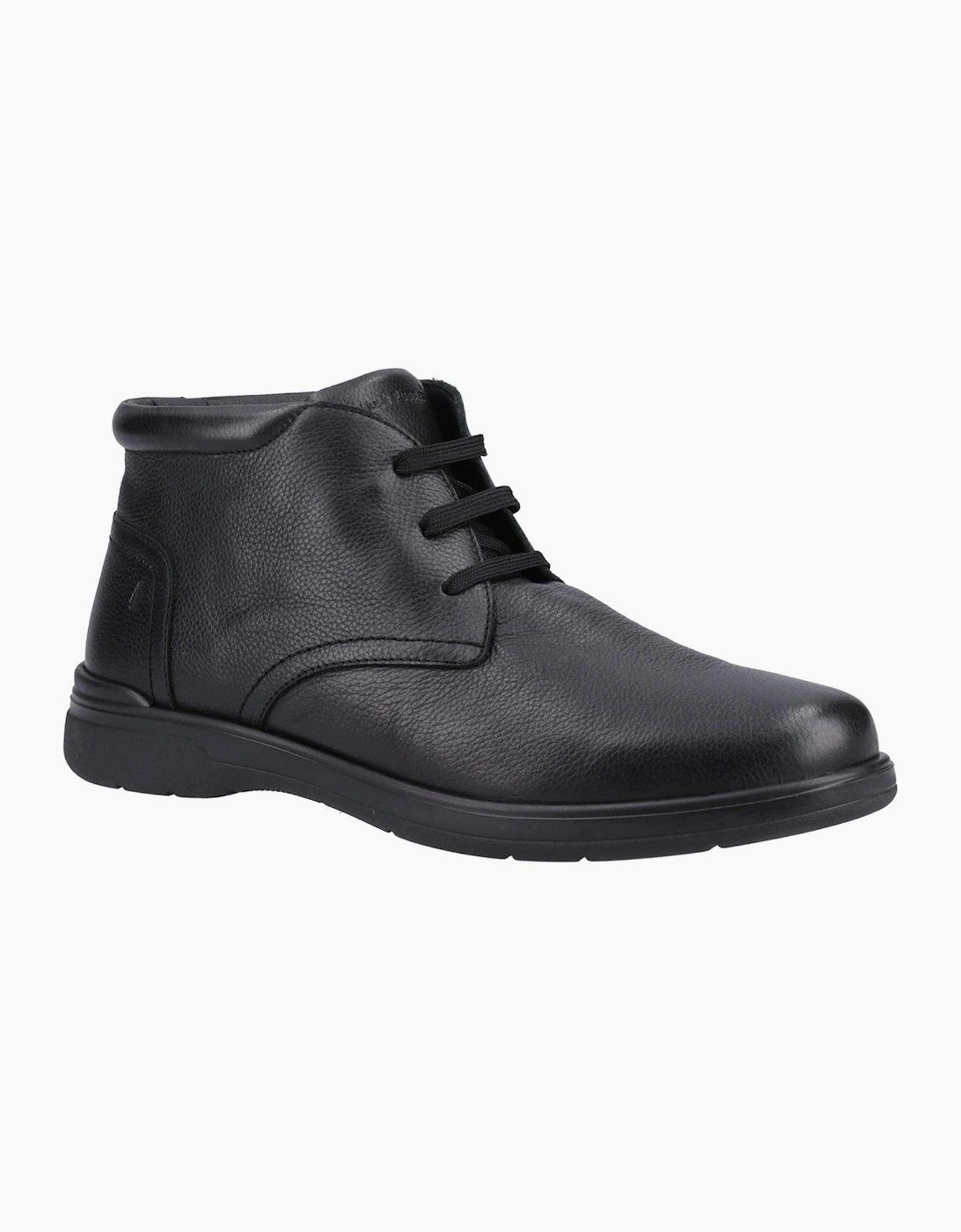 Hush Puppies Malcolm Leather Mens Boots Black